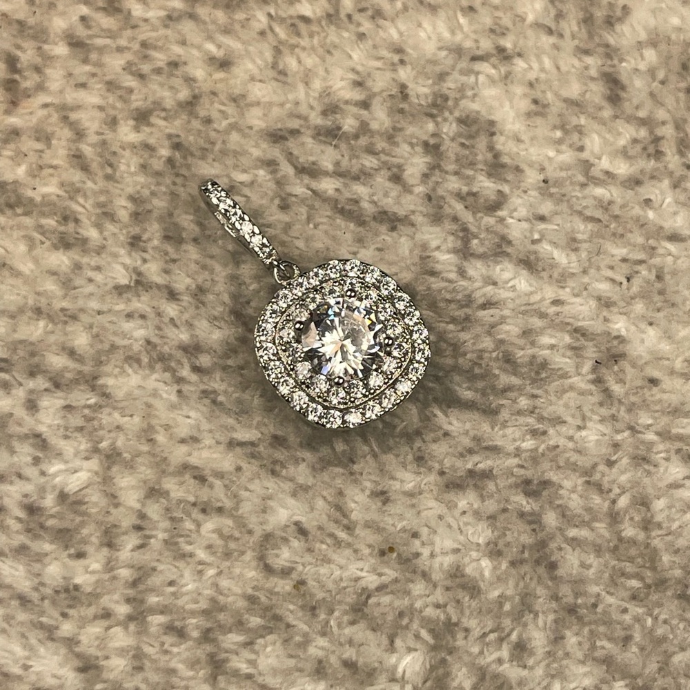 925 Sterling Silver CZ Pendant